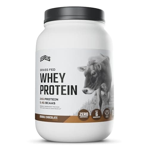 Levels Whey Protein Powder, No Artificials, Double Chocolate, 2LB