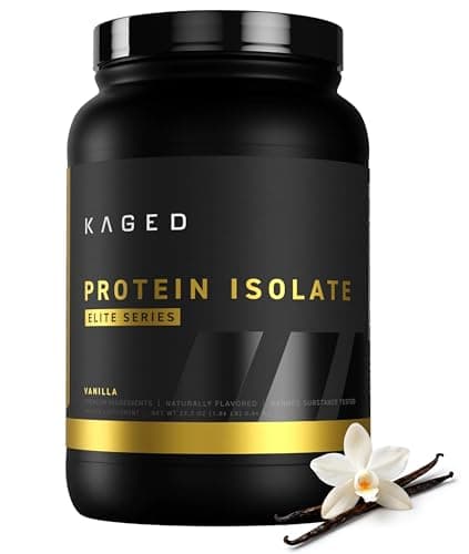 Kaged Whey Protein Isolate Elite Powder | Vanilla | 2 lbs