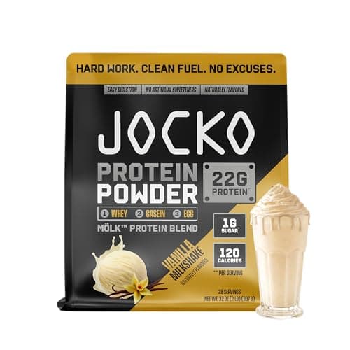 Jocko Fuel Whey Protein Powder, Vanilla Milkshake | 28 Servings