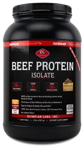 Olympian Labs Beef Protein Supplement, 907 Gram