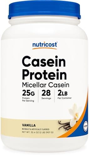 Nutricost Casein Protein Powder (Vanilla) 2LB