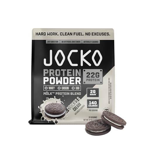 Jocko Fuel Whey Protein Powder, Cookies & Cream | 24 Servings