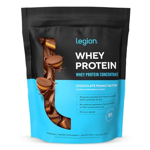 Legion Whey Concentrate BCAAs, Chocolate Peanut Butter, 30 Servings