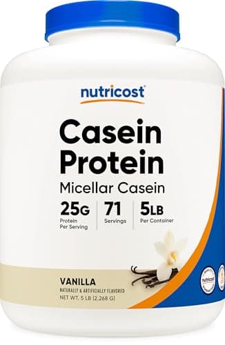 Nutricost Casein Protein Powder 5lb (Vanilla)