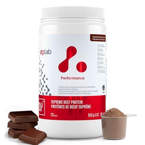 atplab Supreme Beef Protein Powder, Chocolate, Sugar-Free, Grass-Fed, 850g