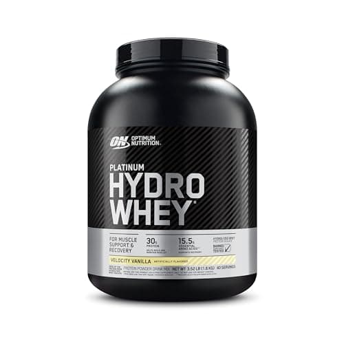 OPTIMUM NUTRITION Platinum Hydrowhey, Velocity Vanilla 3.5 pound