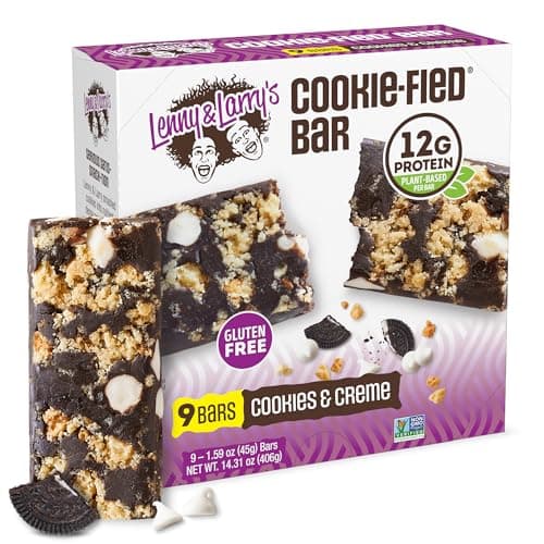 Lenny & Larry's Cookie-Fied Protein Bar Cookies & Creme 12g 9 Pack
