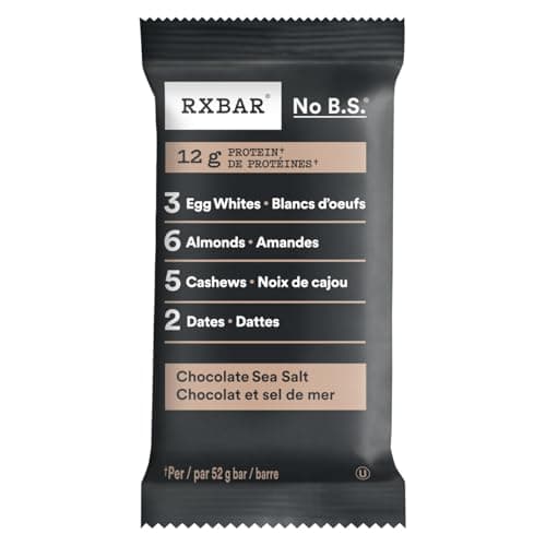 RXBAR Protein Bar Chocolate Sea Salt 12x52g (Pack of 12)