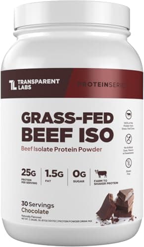 Transparent Labs Beef Isolate Protein Powder - 30 Servings, Chocolate