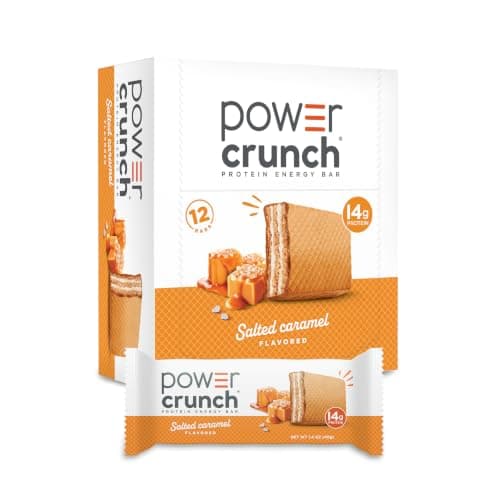 Power Crunch Salted Caramel Protein Bars, 12 Ct, 1.4 oz Each