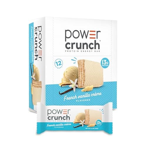 Power Crunch Protein Energy Bar Orignal, French Vanilla Creme, 1.4-Ounce Bar (Pack of 12) Power Crunch Protein Energy Bar Orignal, French Vanilla Creme, 1.4-Ounce Bar (Pack of 12) 1 count 0.5 kilograms